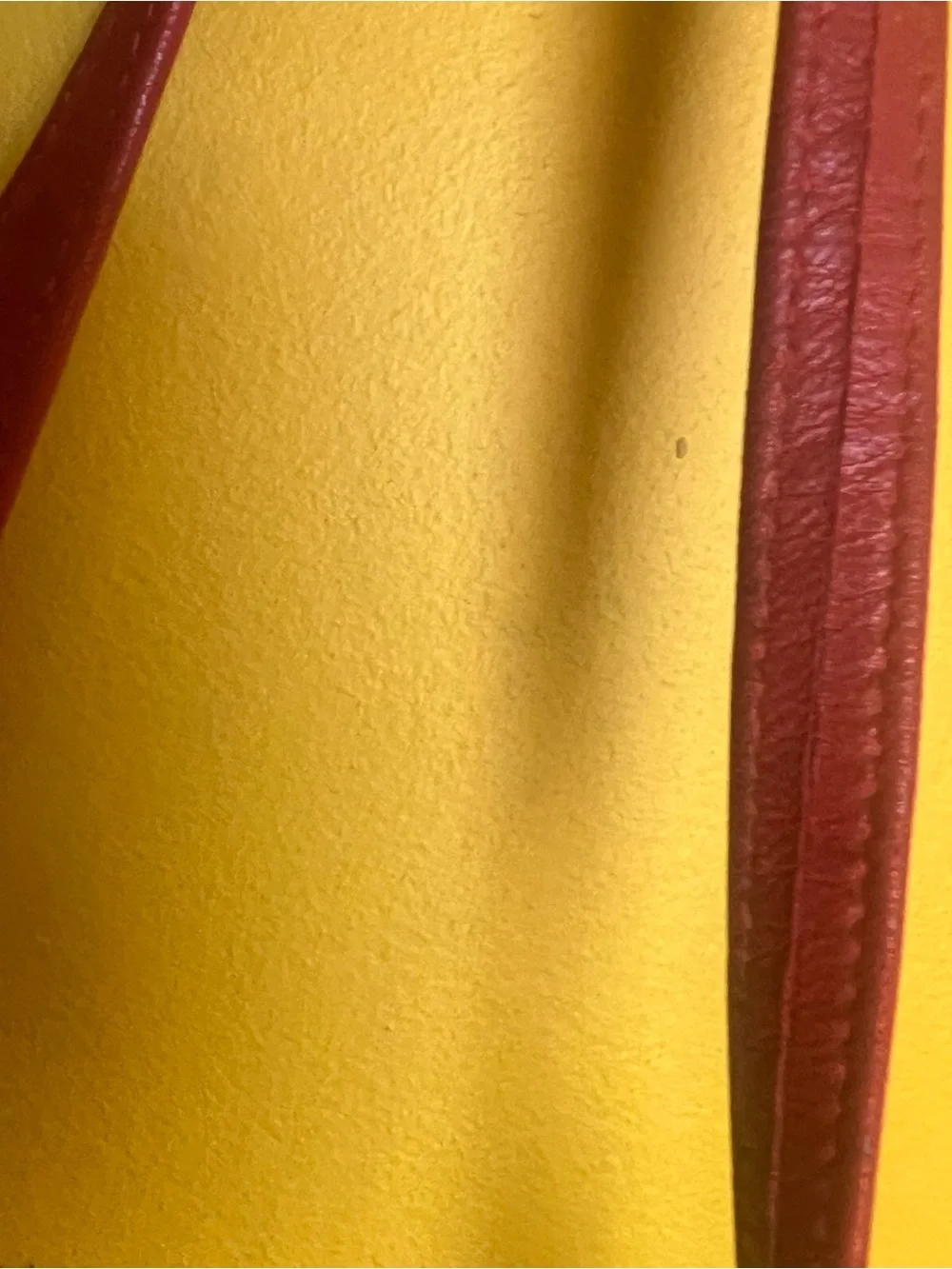 Vintage MARGOLM Red Leather Hobo Shoulder Bag